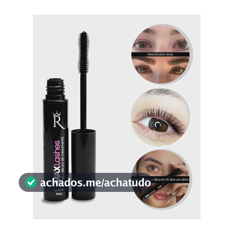 Max Lashes 2em1 Sérum De Tratamento E Rimel Preto