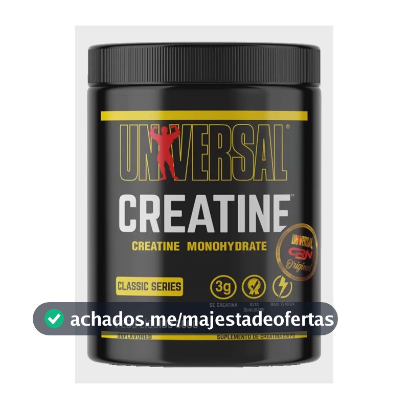 Creatina Pura Monohidratada 300g Classic Series - Universal Sabor Neutro