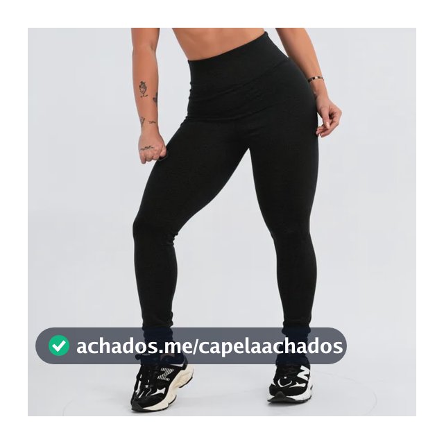 Calça Legging Leg Zero Transparência Cintura Alta Academia