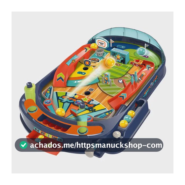 Jogo Infantil Pinball De Mesa Brinquedo Clássico Maxi Toys