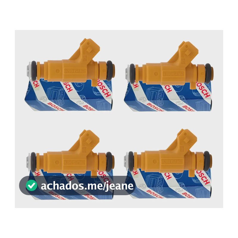 Kit De 4 Bicos Injetor Bosch Para Ford Focu Fiesta E Ka 16v