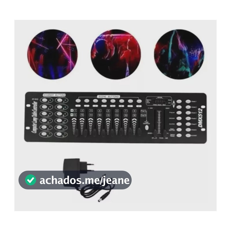 Mesa Controladora Dmx 192 Canais Efeito De Luz