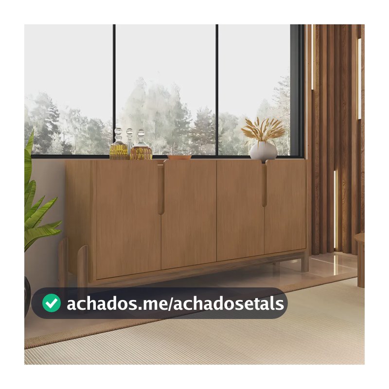 Buffet 4 Portas 2 Prateleiras 170cm Lizz