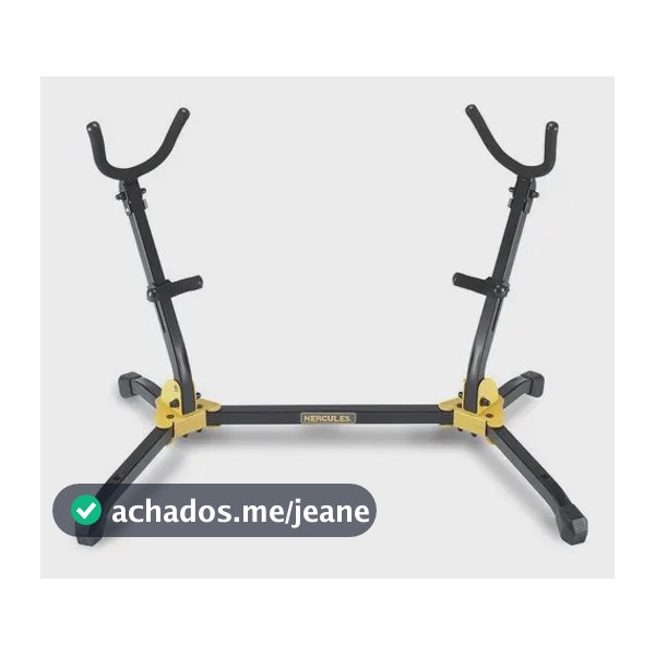 Suporte Hercules Ds537b Duplo Para Sax