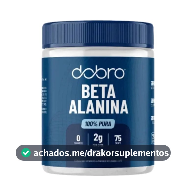 Suplemento em pó Dobro Isolados Beta-alanina Sem sabor x 150g