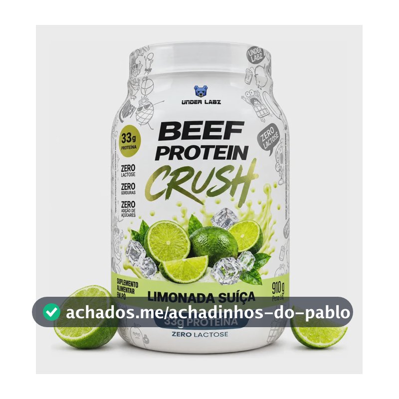 Under Labz Beef Protein Limonada Suiça 910 G Proteína Limonada Suíça