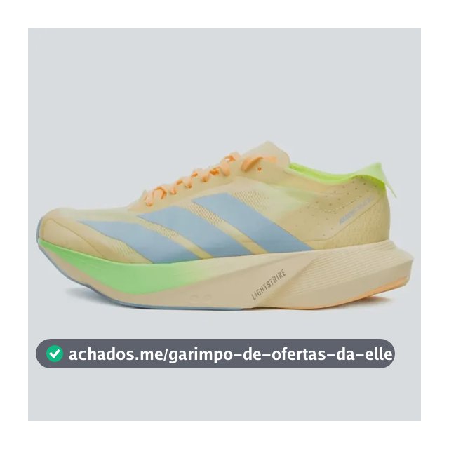 Tênis Masculino Adizero Drive Rc adidas Amarelo Liso 40 Br