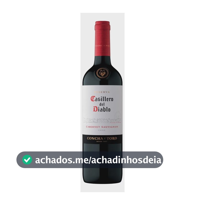 Vinho Chileno Tinto Seco Reserva Casillero del Diablo Cabernet Sauvignon 750ml