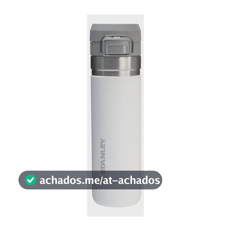 Garrafa Térmica Quick Flip Stanley 710ml Go Bottle Branco Cor Polar