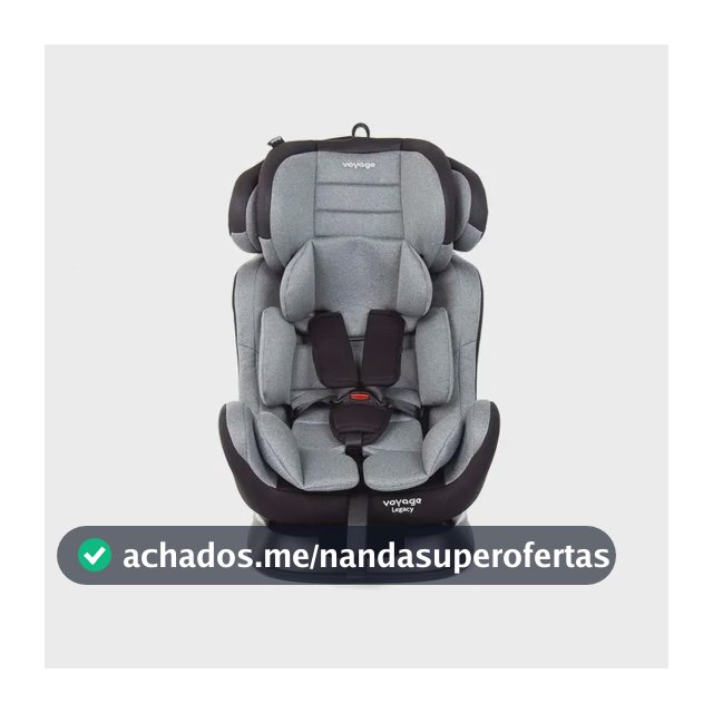 Cadeira Infantil para Carro Legacy 0-36kg Cinza - Voyage