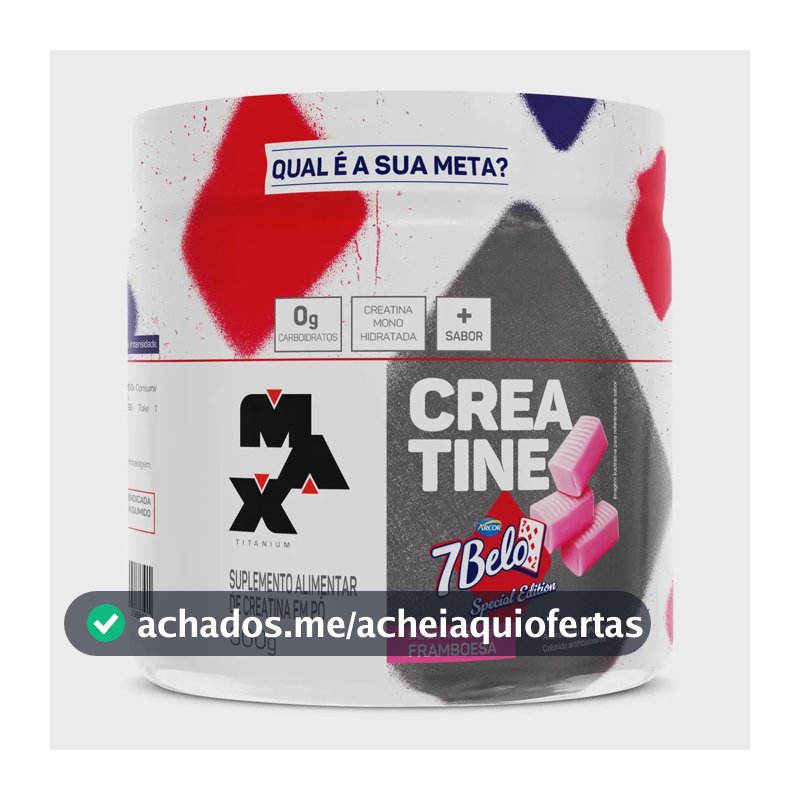 Creatina Max Titanium 7 Belo em pó x 300g