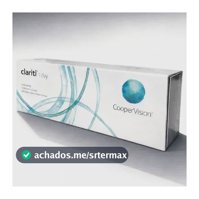 Lente De Contato Diária Clariti 1 Day Coopervision 30 Unid