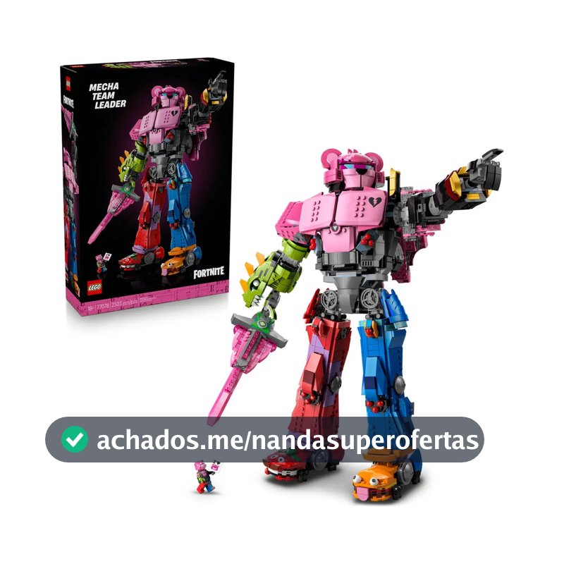Conjunto de construção de mecha LEGO® Fortnite® Team Leader, boneco colecionável de videogame 77078