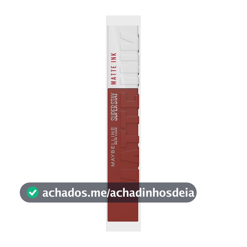 Maybelline SuperStay Matte Ink Batom Líquido Matte Longa Duração 16H com Aplicador Preciso, Não Transfere e Cor Intensa, Acabamento Matte Confortável, Brown Edition Cor Charmer, 5ml