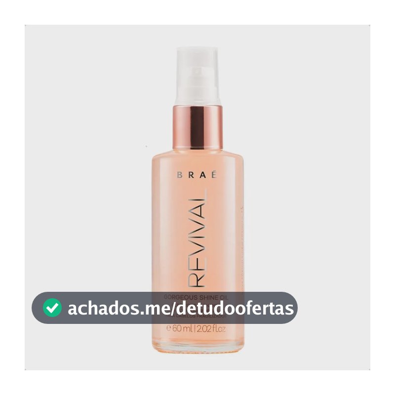 Braé Revival Gorgeous Shine Oil Capilar 60ml