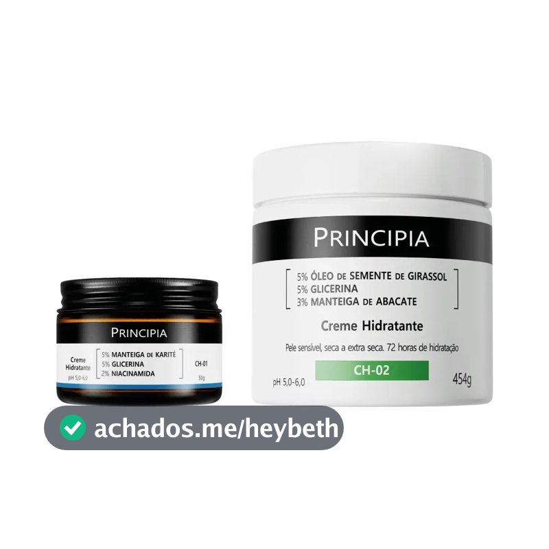 Principia Kit Cremes Hidratantes Rosto E Corpo Ch-01 + Ch-02 Seca Dia/noite