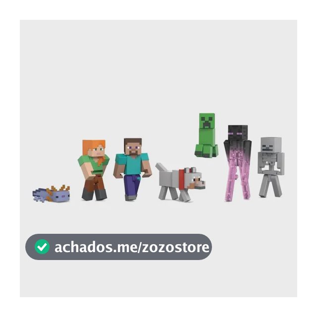 Pacote exclusivo World Builder da Minecraft Mattel Mojang