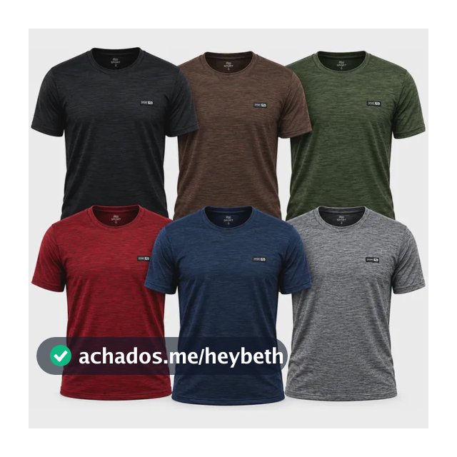 Kit 6 Camisetas Masculina Academia Dry Fit Malha Fria Treino 1 De Cada Cor Camuflado G