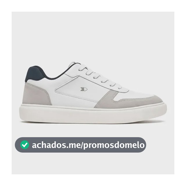 Tênis Sapatenis Masculino Sandrini Evoke Lite Branco Couro