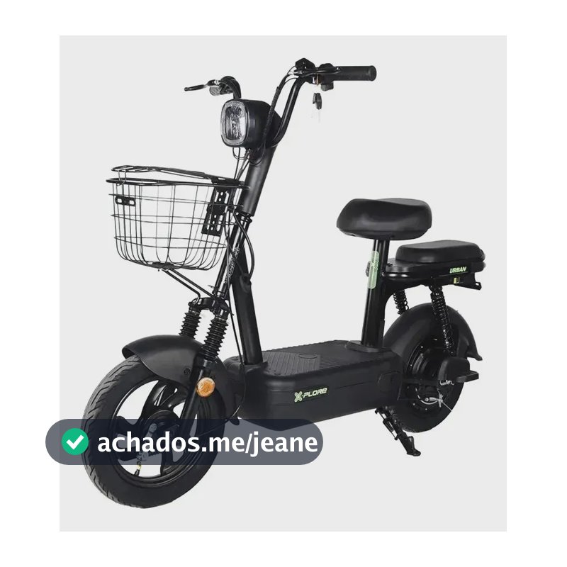 Bike Elétrica Urban Scooter 500w 48v 12ah Mobilidade Urbana
