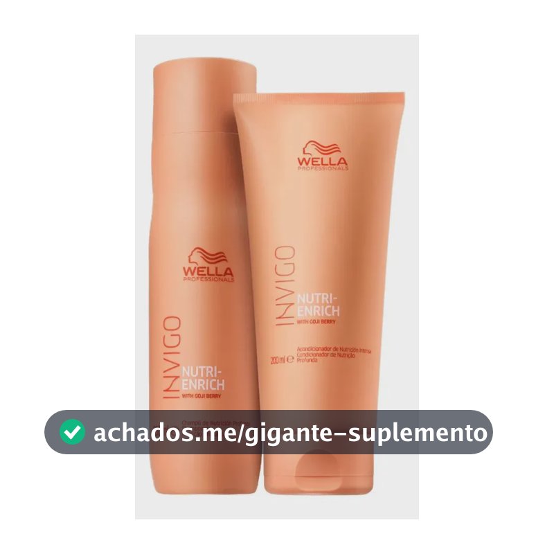 Condicionador Wella Professionals Invigo Nutri-Enrich nutrição de 450ml