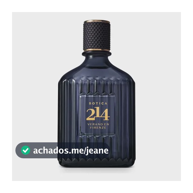 Botica 214 Verano En Firenze Eau De Parfum Fougère Aromático Volume da unidade 90 mL