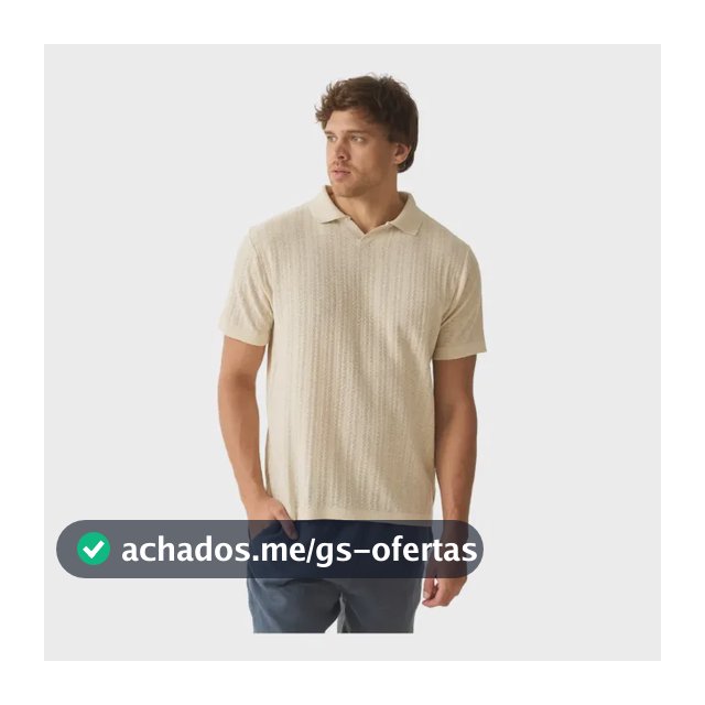 Camisa Gola Polo Tricot Masculina Texturizada Turim Opus