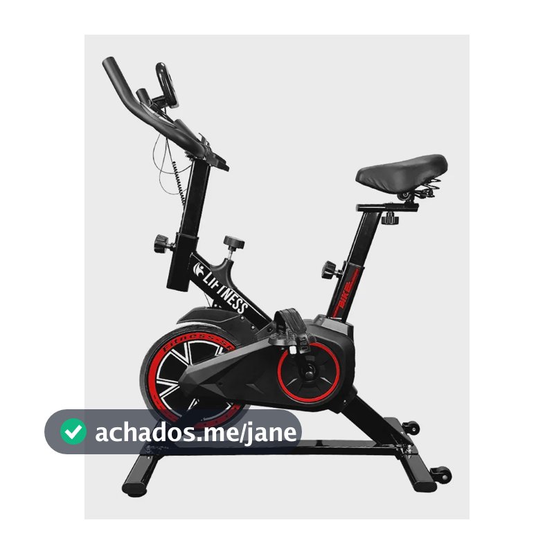 Liftness Bicicleta Ergométrica Spinning Profissional 120kg Silenciosa