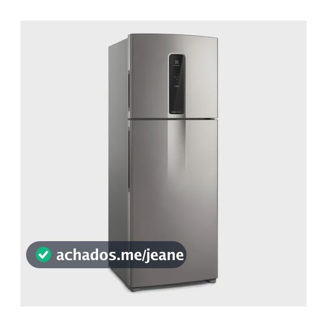 Geladeira Electrolux Frost Free Inverter 480L Efficient com AutoSense SmartBivolt Duplex cor Inox Look (IT70S) Bivolt