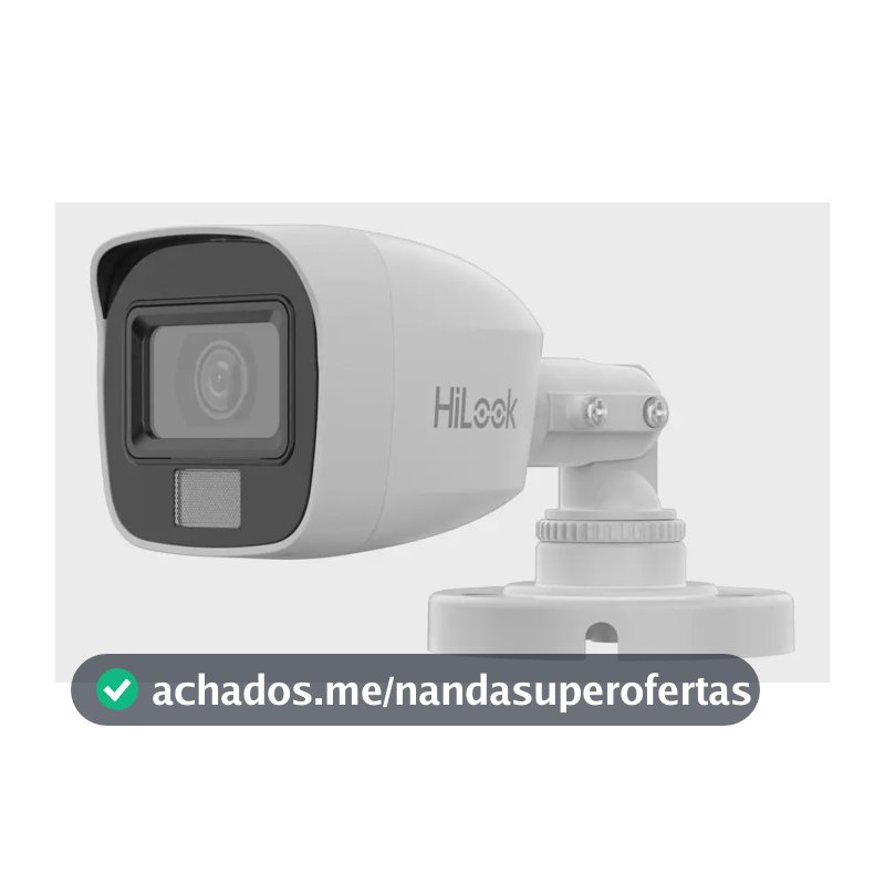 Câmera Bullet Thc-b127-lpc Fixa Luz Dupla 2mp Hikvision