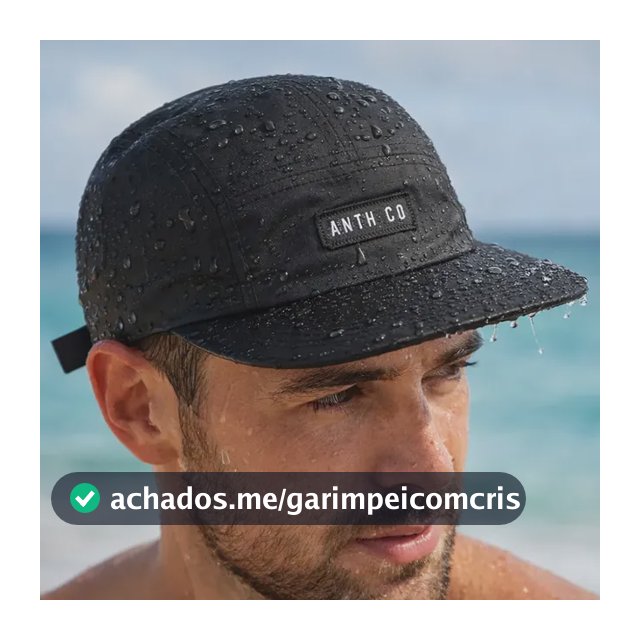 Boné Anth Co Aba Reta Water Five Panel Strapback Impermeavel