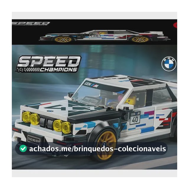 Lego Speed Champions Kit Carro 77263 358 Bmw M3 (e30)