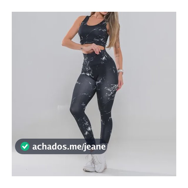 Conjunto Feminino Tye Die Marmorizado Calça Leg Top Cropped