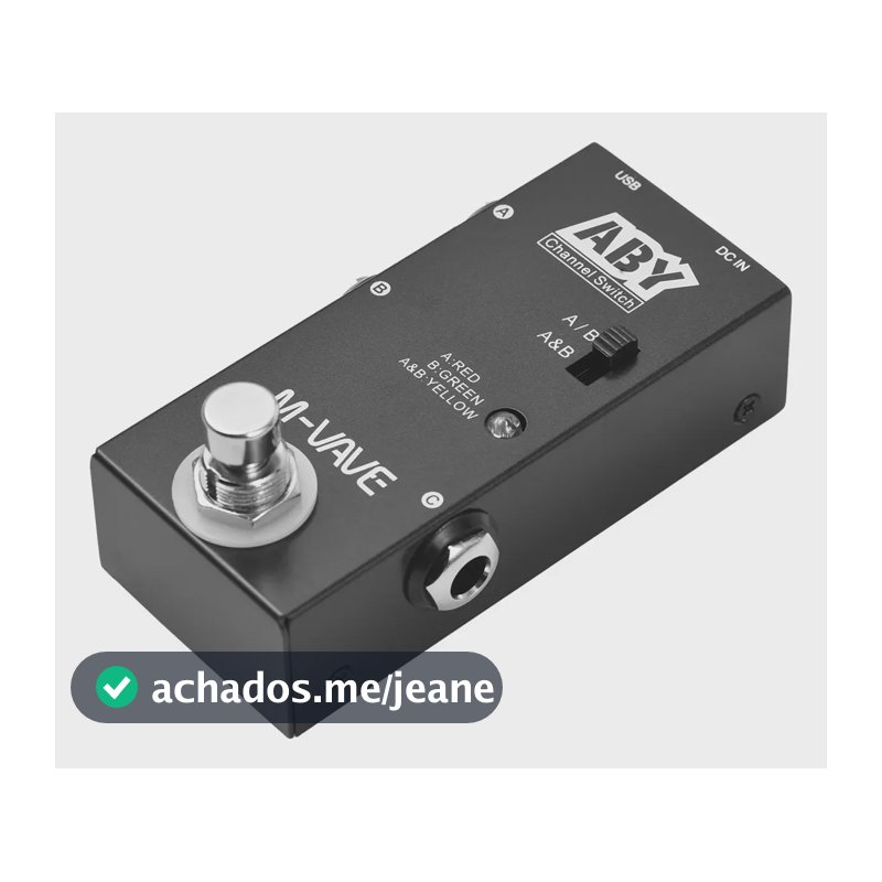 Pedal De Guitarra M-vave Aby Channel Switch Vave-786