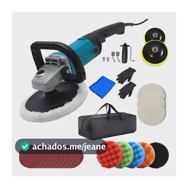 Polidora E Lixadeira Profissional Para Carros De 180 Mm E