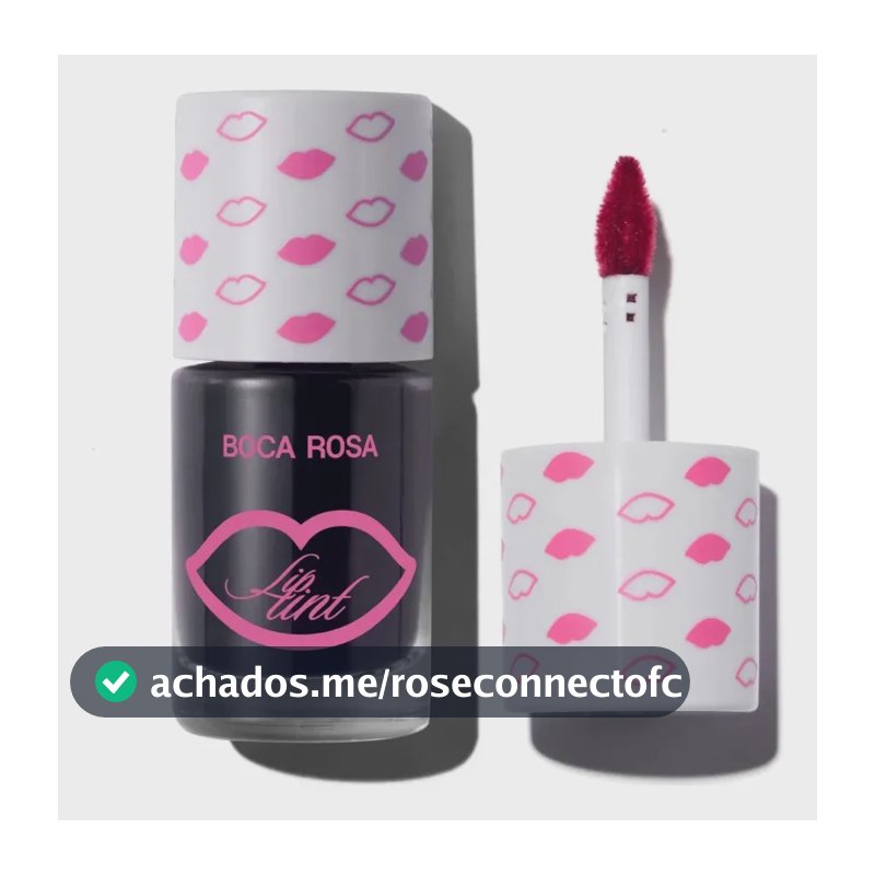 Lip Tint Boca Rosa Batom Blush 10ml Vermelho Paixão