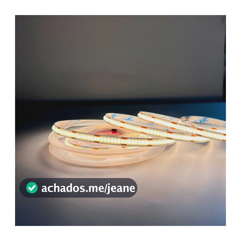 Fita Led Cob 5 Metros 15w 2700k Branco Quente Cod: ALUT001778 Alut By Avant