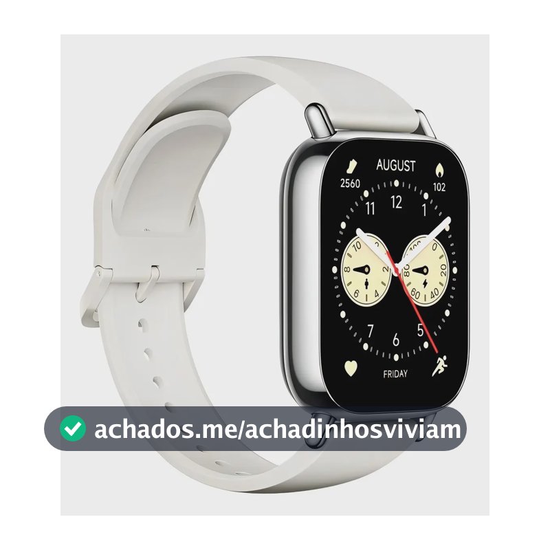 Relógio Smartwatch Redmi Watch 5 Lite Com Gps Caixa Light Gold Pulseira Dourado