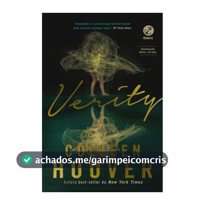 Livro Verity, Colleen Hoover, Português, Galera, 2021