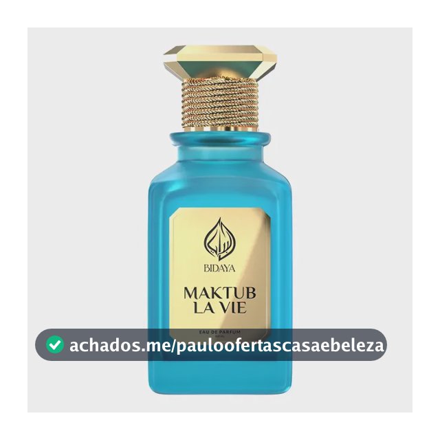 Perfume Árabe Maktub La Vie Bidaya Eau De Parfum 100ml Unisex