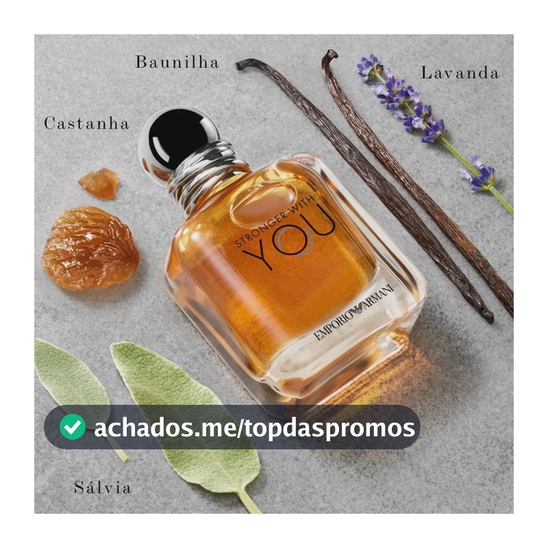 Perfume Masculino Emporio Armani Stronger With You Edt 100ml