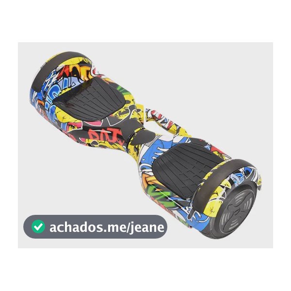 Hoverboard Skate Elétrico 6.5 Polegadas Com Led E Bluetooth