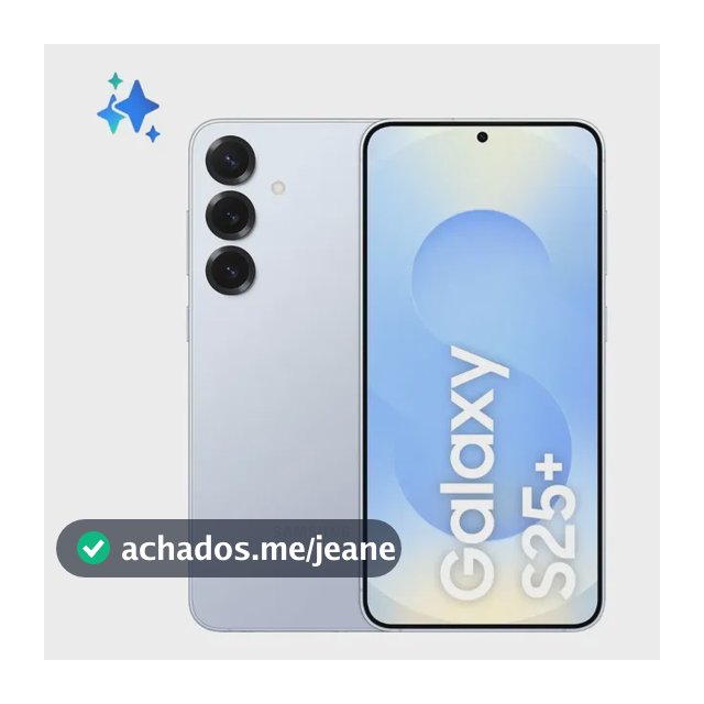 Samsung Galaxy S25+ 5g, 256gb, 12gb, Câmera Tripla - Azul