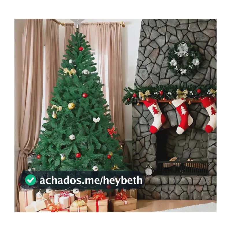 LuvinCo Ativa Arvore De Natal 180cm1100 Galhos Pé De Ferro - Verde