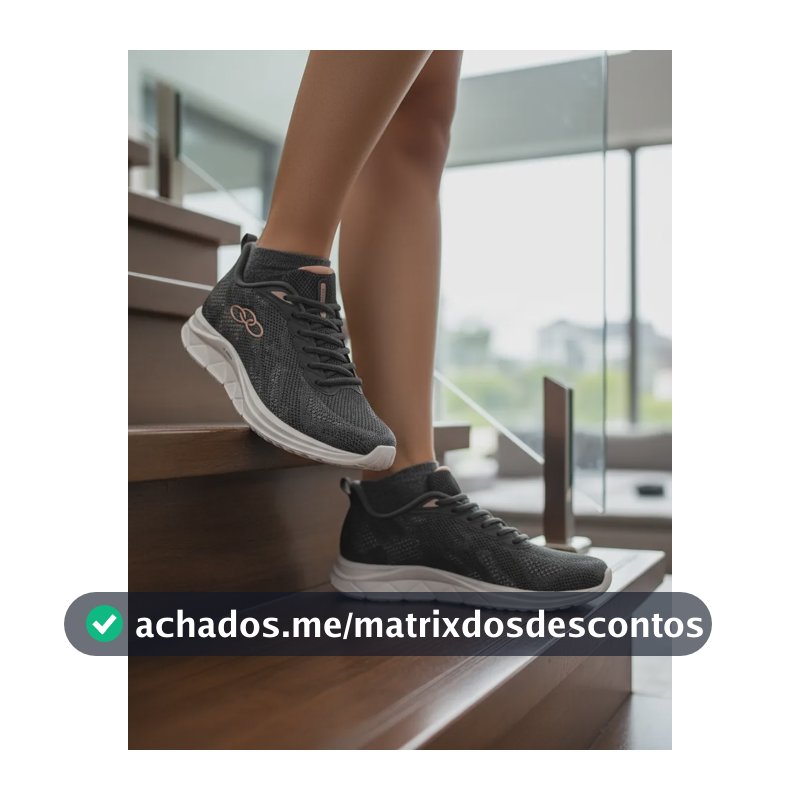 Tênis Olympikus Citrus 2 Esportivo Confortável Corrida Chumbo/vanila 37 Br