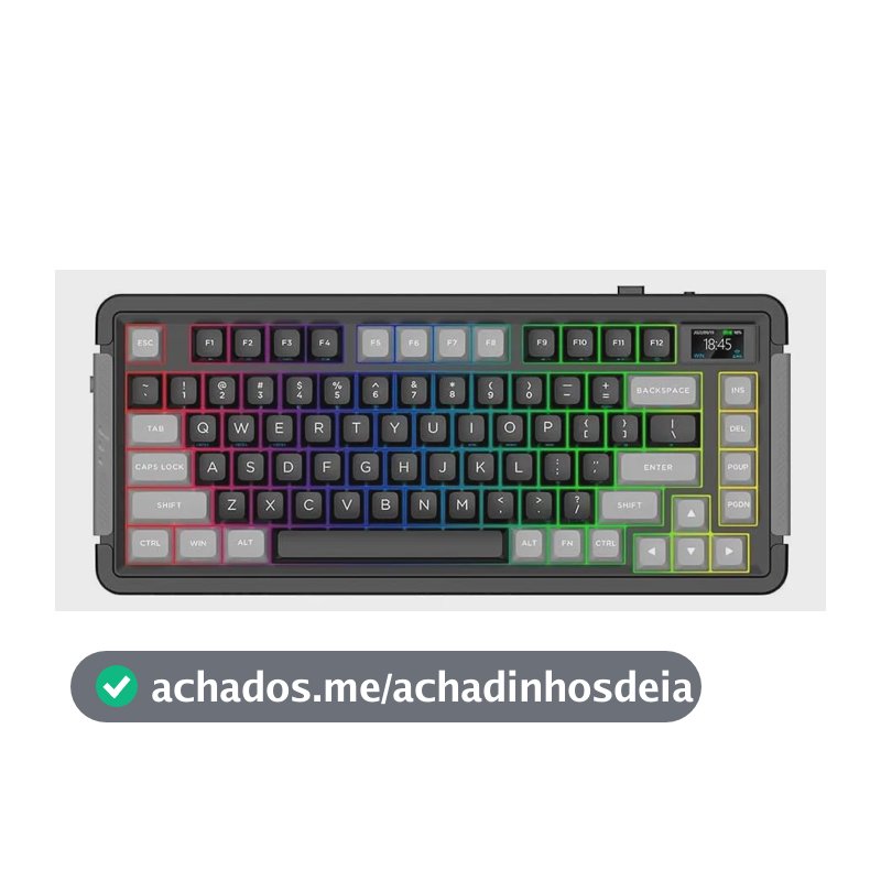 Teclado Mecânico Aplus Zion Lcd Bluetooth Switch Gateron