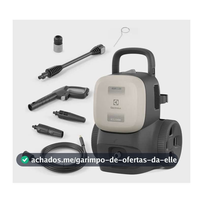 Lavadora De Alta Pressão Lava Jato Uws2250 Lava Car Electrolux 2250psi Com 1800w Potencia Ultrawash Com Dispenser Detergente Integrado Alça Retrátil Cabo Elétrico 5 Metros Creme 220v 60 Hz Creme 220v