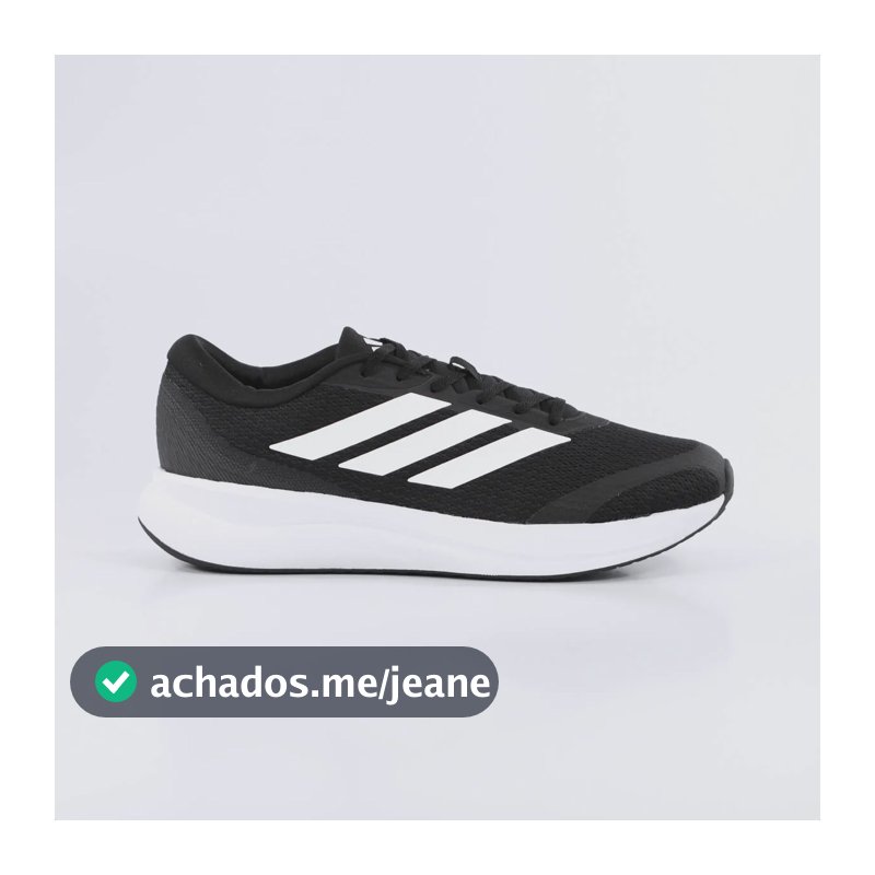 Tênis adidas Runfalcon 6 Masculino Leve Respirável Esportivo Preto-branco 42 Br