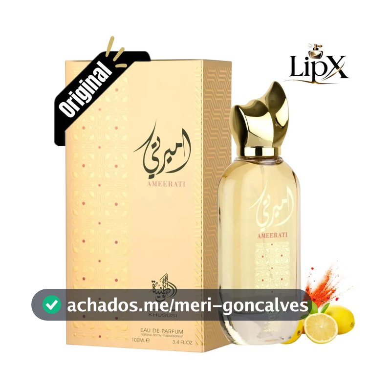 Perfume Árabe Ameerati Feminino Eau De Parfum 100 Ml Com Nf lipx