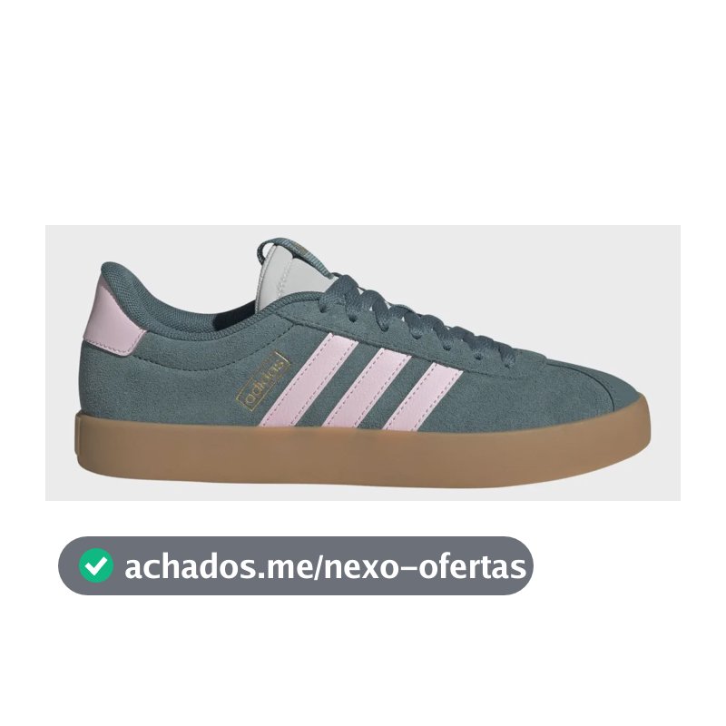 Tênis Feminino Vl Court 3.0 adidas Verde Liso 37 Br